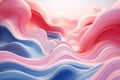 Surreal, abstract, and psychedelic soft, dreamy shapes, gradients and palettes content for backgrounds. Generative AI