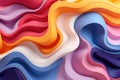 Surreal, abstract, and psychedelic soft, dreamy shapes, gradients and palettes content for backgrounds. Generative AI