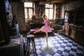Surreal Ballerina, Ballet, Young Girl Royalty Free Stock Photo