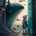 Surreal child adventure