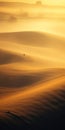 Surreal Cinematic Minimalistic Shot: Desert Sunset With Canon Ts-e 17mm F4l Tilt-shift Royalty Free Stock Photo