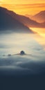 Surreal Cinematic Minimalistic Shot Inspired By Marcin Sobas