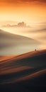 Surreal Cinematic Minimalistic Shot Inspired By Marcin Sobas