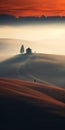 Surreal Cinematic Minimalistic Shot In Marcin Sobas Style