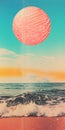 Surreal Collage Landscapes With Red Balloon And Marine Life