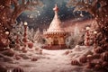 Surreal concept of Yuletide magic