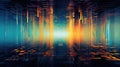surreal digital data abstract