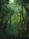 Merging Nature with Technology A Futuristic Insight into Digital Forests and the Harmonization of Environmental and Technological