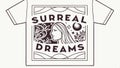 Surreal Dreams text design, dreamy and imaginative themes artwork vector design Generative AI Royalty Free Stock Photo