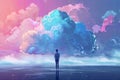 Surreal Dreamscape with Majestic Clouds