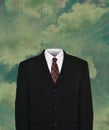 Surreal Empty Business Suit, Tie
