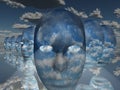 Surreal Face Royalty Free Stock Photo