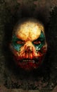 Evil Clown Face Wallpaper Background