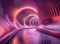 Surreal Futuristic Dark Tunnel generated using AI.
