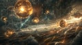 A surreal interpretation of a quantum computer, where qubits are