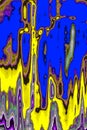 Surreal Inventive Abstract expression of colored structures