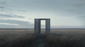 Surreal Juxtapositions: An Open Door In An Empty Field