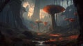 Surreal Landscape Materializes, Made with Generative AI