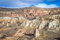 surreal landscapes of Cappadocia Royalty Free Stock Photo