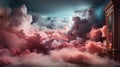 Surreal Magic: Kim Keever-Inspired Pink Smoke Clouds