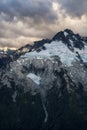 Surreal Mountain Landscape Aerial