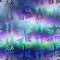 Surreal ombre blend digital pattern overlay swatch
