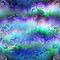 Surreal ombre blend digital pattern overlay swatch