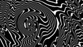 Surreal Op Art Wave Distortions Abstract Background