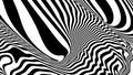 Surreal Op Art Wave Distortions Abstract Background