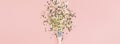 Surreal Paint brush drawing golden stars confetti