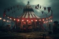 Surreal postapocalyptic carnival with