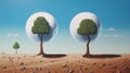 Surreal Recycling: A Realistic Painting In Ultra Hd By Magritte