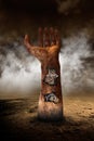 Surreal Robot Hand, Desolate Desert