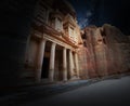 Surreal Petra, Treasury, Jordan Travel Royalty Free Stock Photo