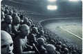 Surreal Stadium Crowd Royalty Free Stock Photo