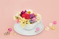 Surreal Summer Flowers Teacup Fun Design