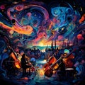 Surreal Symphony: A visual symphony of colors and shapes