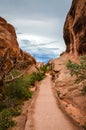 Surreal Trail - Arches National Park - Moab, Utah Royalty Free Stock Photo