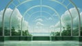 Surreal Ultra Hd Painting Of Greenhouse Effect By Magritte