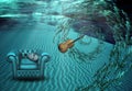 Surreal Underwater Scene