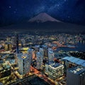 Surreal view of Yokohama city