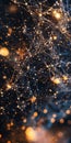 Surreal Visualization of Connected Digital Nodes in Pulsating Patterns