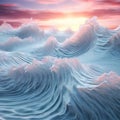 surreal wave pattern with dreamy and ethereal qualities k uhd