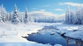 Surreal Winter Landscape Wallpaper In Quebec Province - 32k Uhd