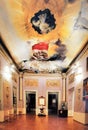 Surrealism Surrealist Salvador Dali Ceiling Painting Art Palau del Vent Palace of Wind Angels Feet Spanish Theatre Museum Figueres
