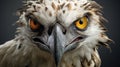 Surrealist Eagle With Big Eyes: A Captivating National Geographic Photo