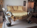 Surrealist Salvador Dali Furniture Monster Bed Bedroom Design Dragon Fish Spanish Artist Theatre-Museum in Figueres Spain