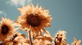 Surrealist Sunflowers: A Contrast-focused Observational Photography