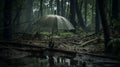 Surrealistic Horror: The Rainy Day In The Forest