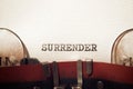 Surrender concept view